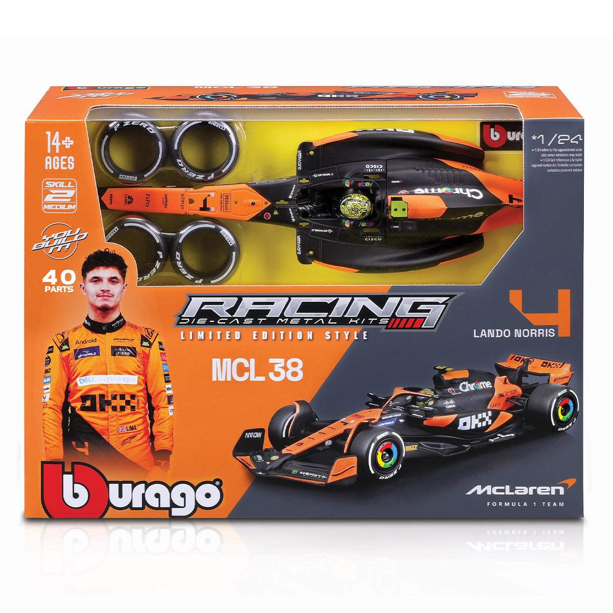 Авто-конструктор - McLaren MCL38 (1:24) (#4)