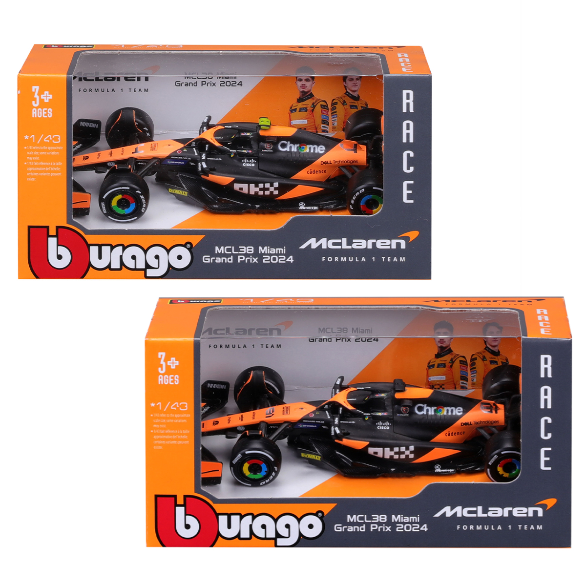 Автомодель - McLaren F1 MCL38 (2024) (1:43)