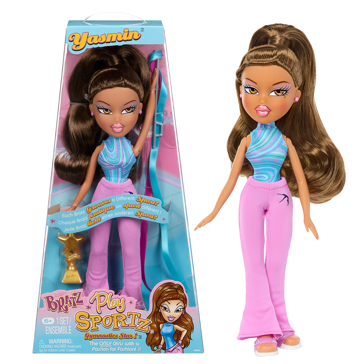 Ігровий набір Bratz серії Play Sportz – Гімнастка Ясмін
