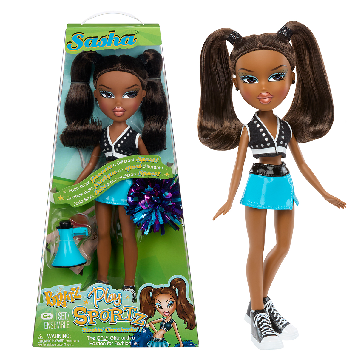 Ігровий набір Bratz серії Play Sportz – Чирлідерка Саша