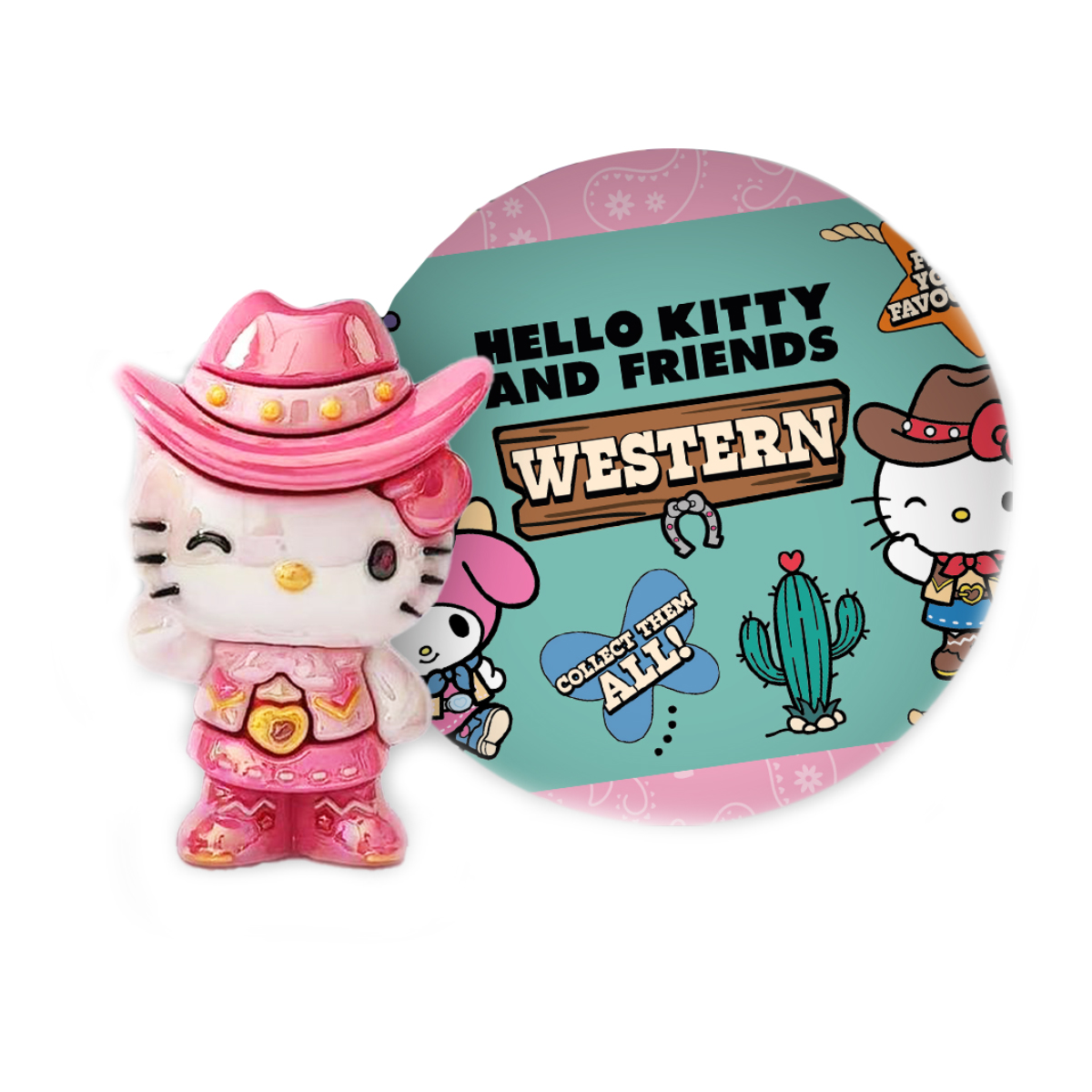 Фігурка-сюрприз Cool Things серії Hello Kitty - Зірки Вестерну