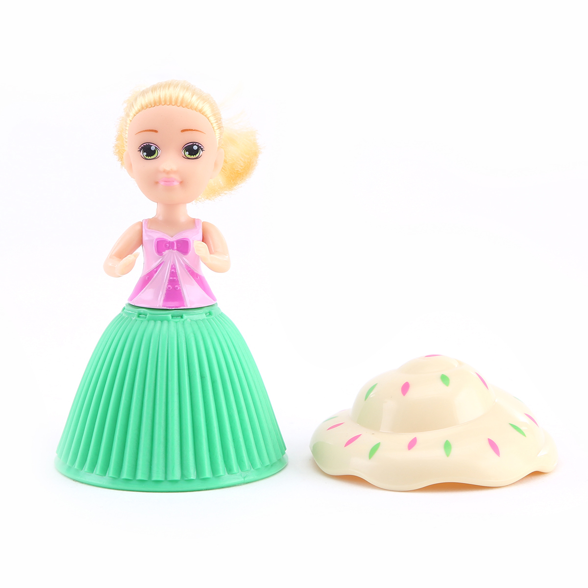 Лялька-сюрприз Mini Cupcake трансформація в капкейк 8,5 см — превʼю 3