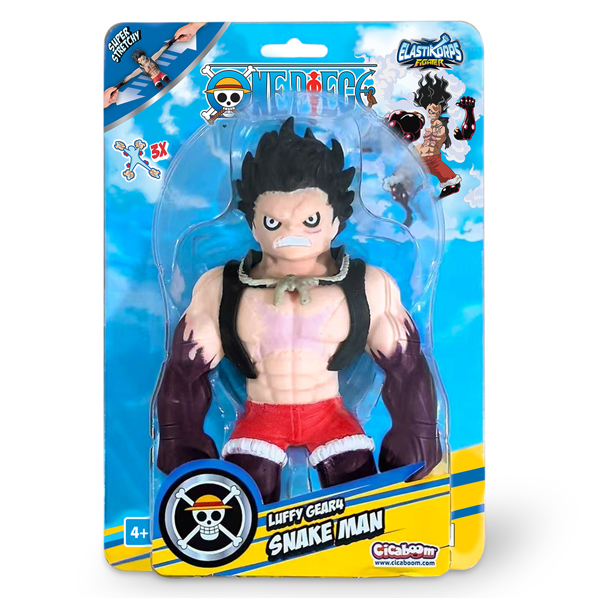 Стретч-іграшка Elastikorps серії One piece – Луффі 4 Гір. Людина-змія