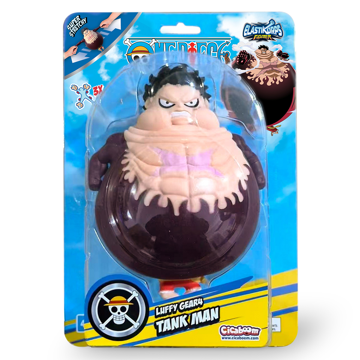 Стретч-іграшка Elastikorps серії One piece – Луффі 4 Гір. Людина-танк