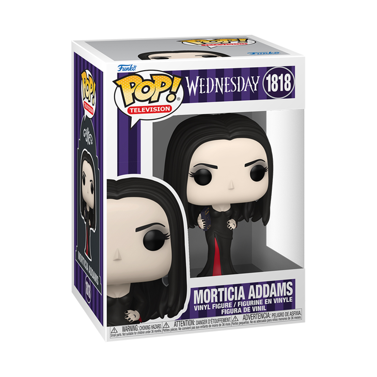 Ігрова фігурка Funko POP! серії Венздей - Мортіша Аддамс з Книгою Заклинань