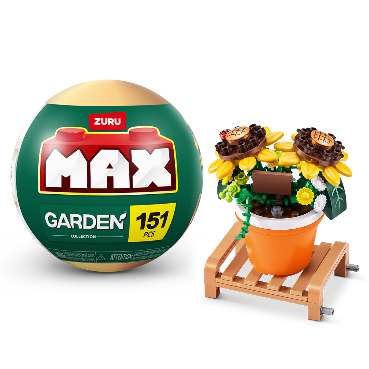 Конструктор в капсулі Max S1 – Садові рослини в горщиках