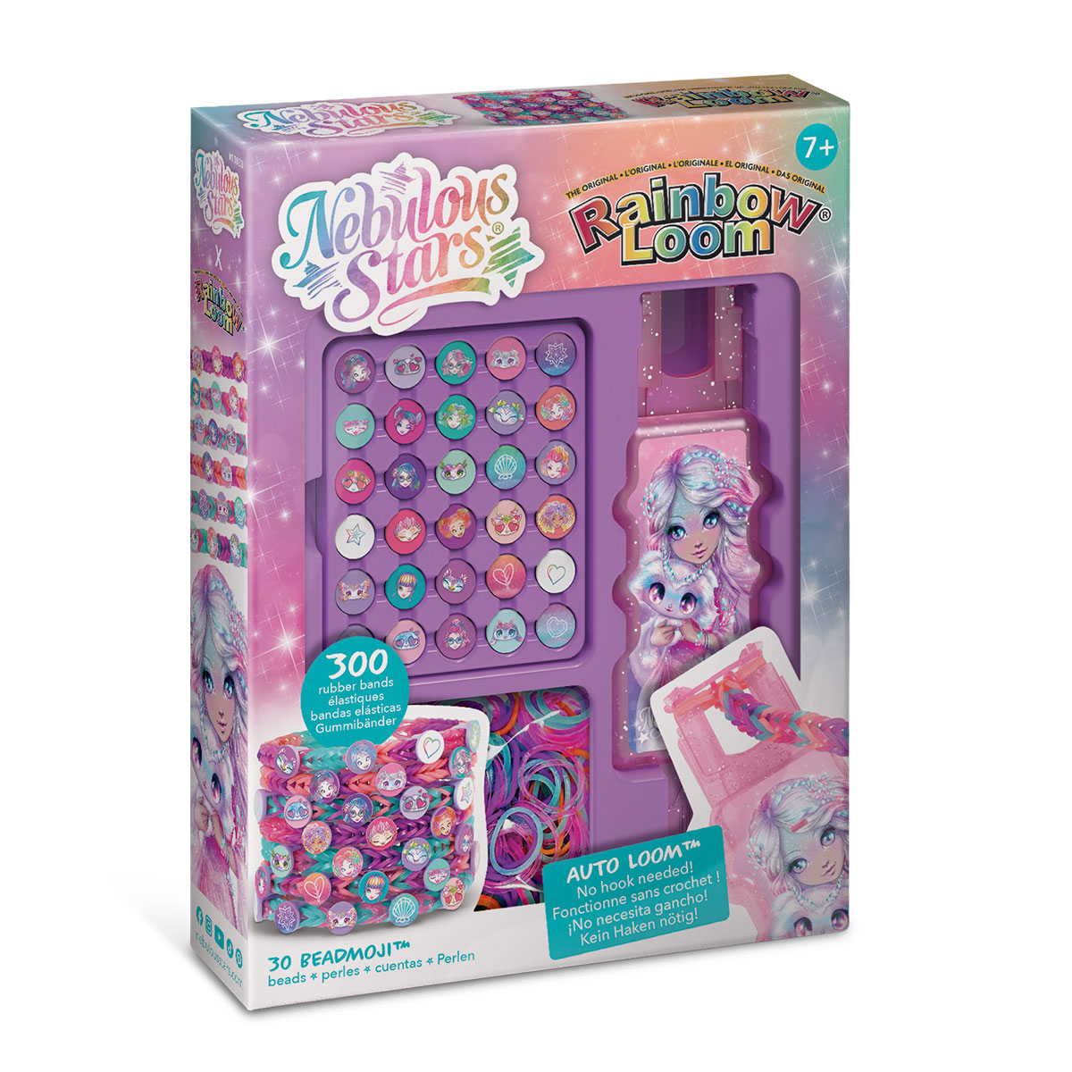 Набір для створення прикрас серії Rainbow Loom™ з намистинами – Зоряна феєрія