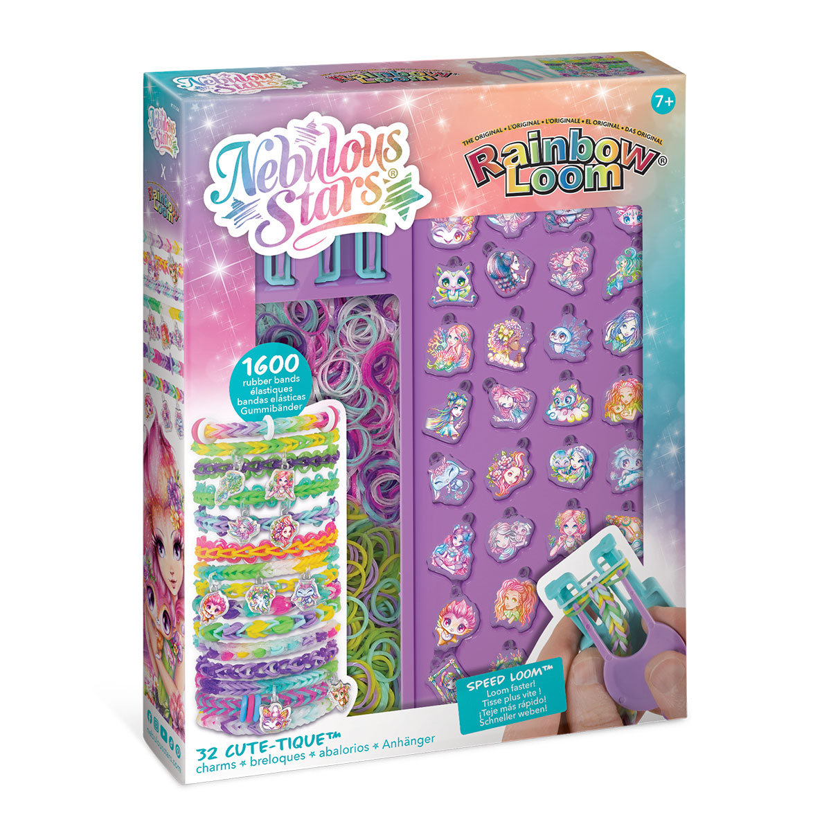 Набір для створення прикрас серії Rainbow Loom™ з підвісками – Небесна фантазія