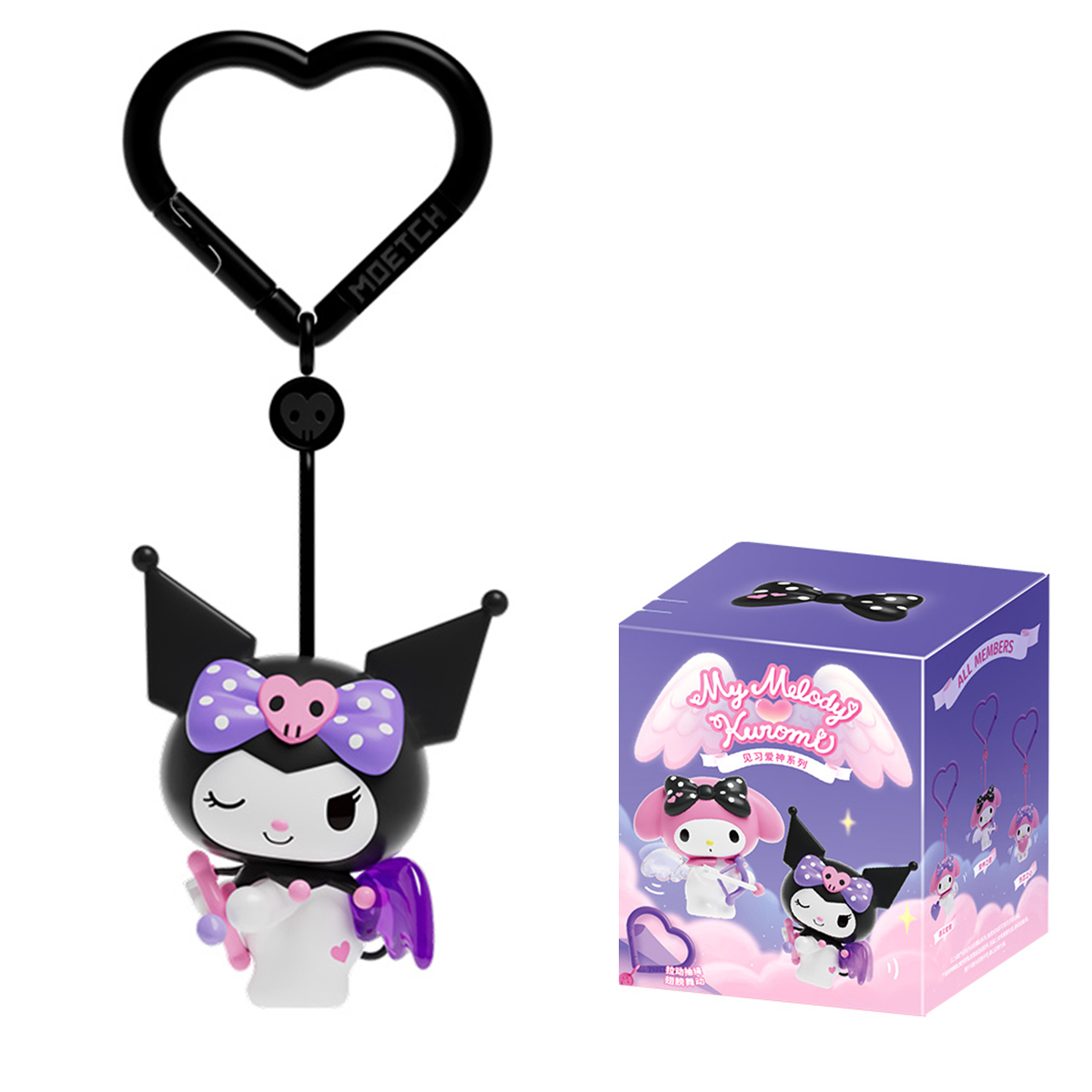 Механічна іграшка-сюрприз Pop Top Kuromi & My Melody – Милі крильця