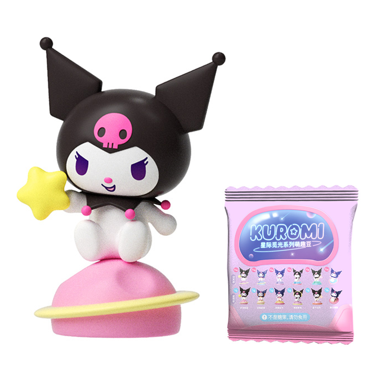 Фігурка-сюрприз Pop Top Kuromi – Галактичні пригоди (світло)