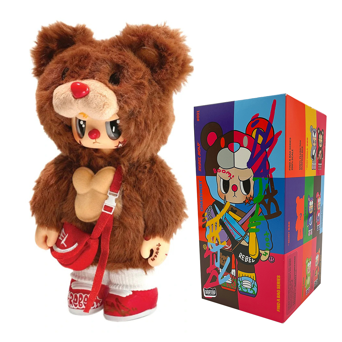 Колекційна іграшка POP TOP Rebel Bear серії Find A Bag - Кул бой