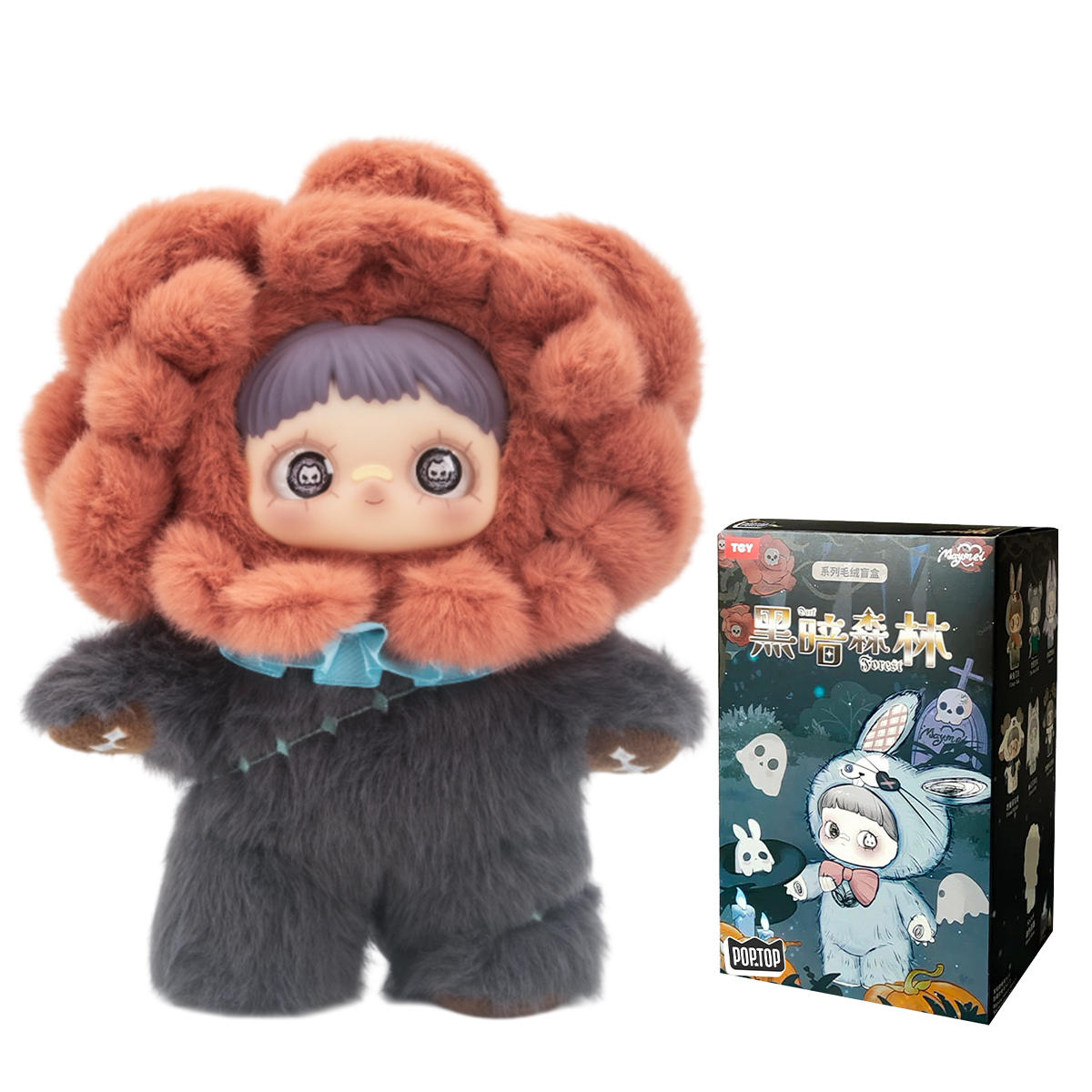 Колекційна м'яка іграшка з кільцем POP TOP Hi TOY серії MayMei - Темний ліс