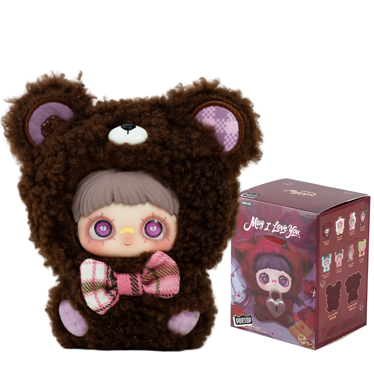 Пухнаста фігурка на підвісі POP TOP Hi TOY серії MayMei - Люблю тебе
