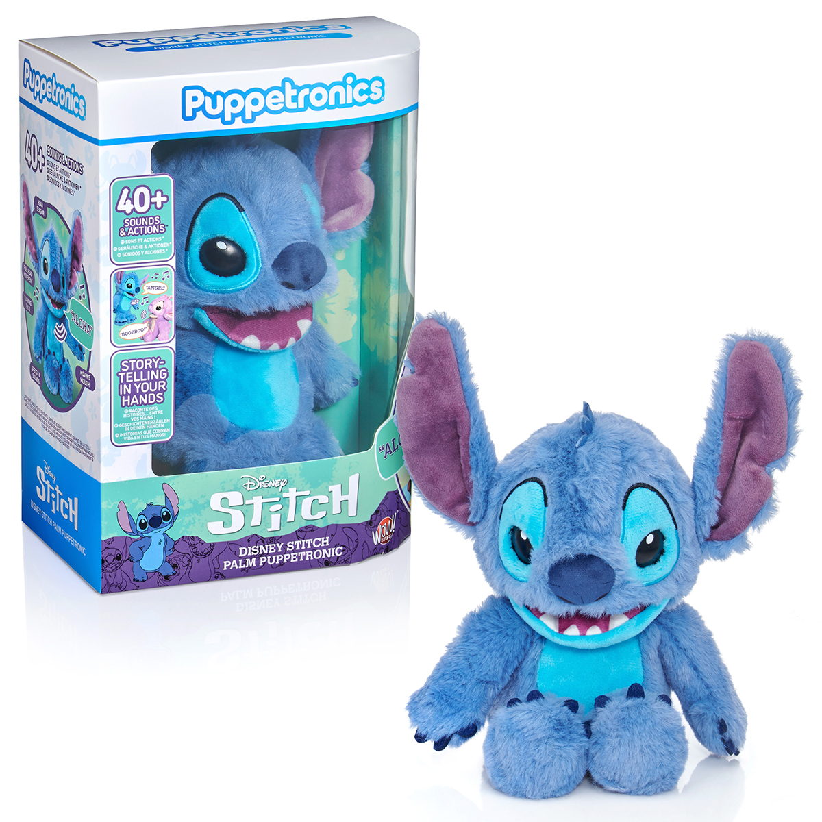 Інтерактивна м'яка іграшка Puppetronic by Real FX Palm серії Disney- Стіч