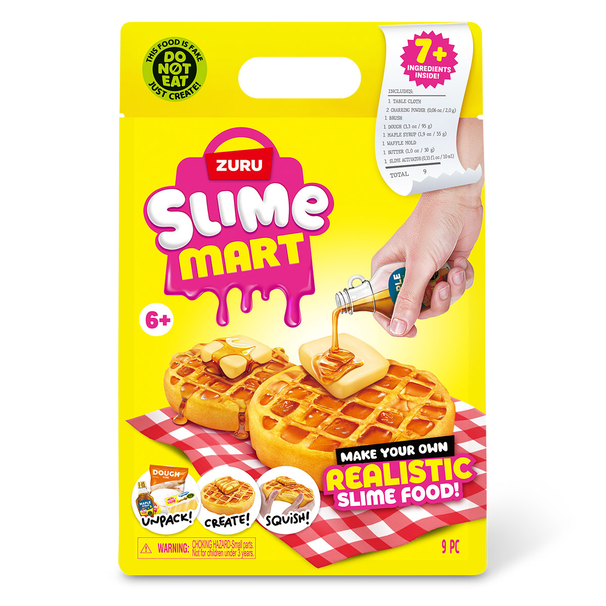 Ігровий набір зі слаймами Slime Mart серії Shopping Bag – Бельгійські вафлі