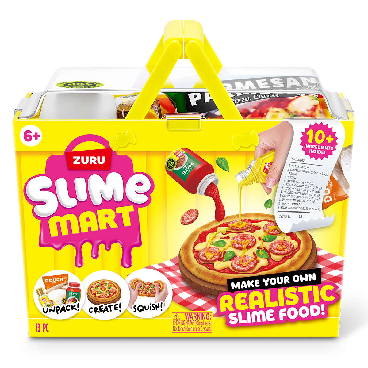 Ігровий набір зі слаймами Slime Mart серії Shopping Basket – Піца