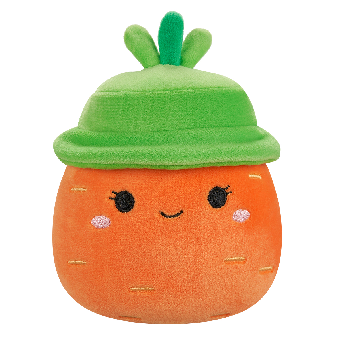 М'яка іграшка Squishmallows - Морквина Кароліна в капелюсі (13 cm)