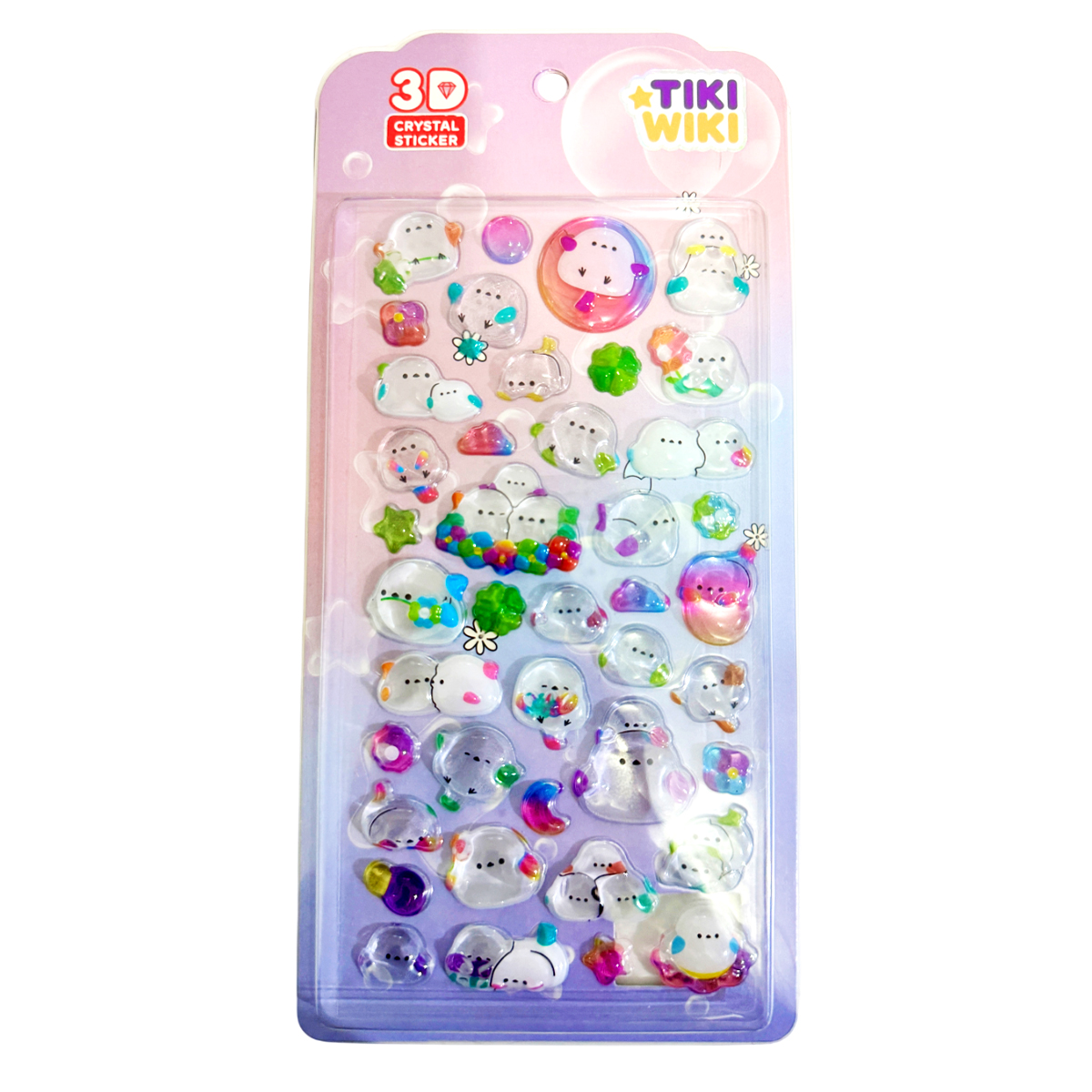 Набір 3D-наліпок Tiki Wiki серії Crystal – Тікі казка